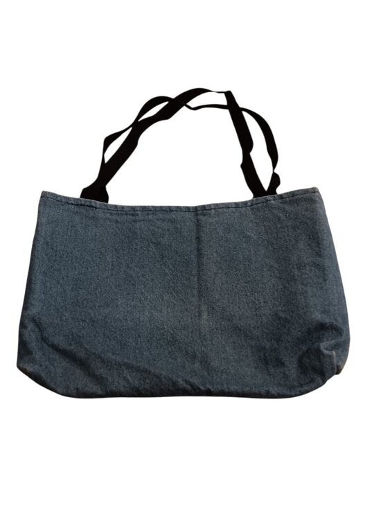 Teacher Bag Denim Tapestry Tote Purse Bird House Schoolhouse Sunflower main image 4